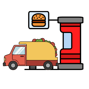 Transporters of food products, including refrigerated vehicles